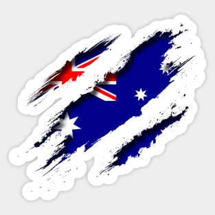 Australia Shredding Sticker